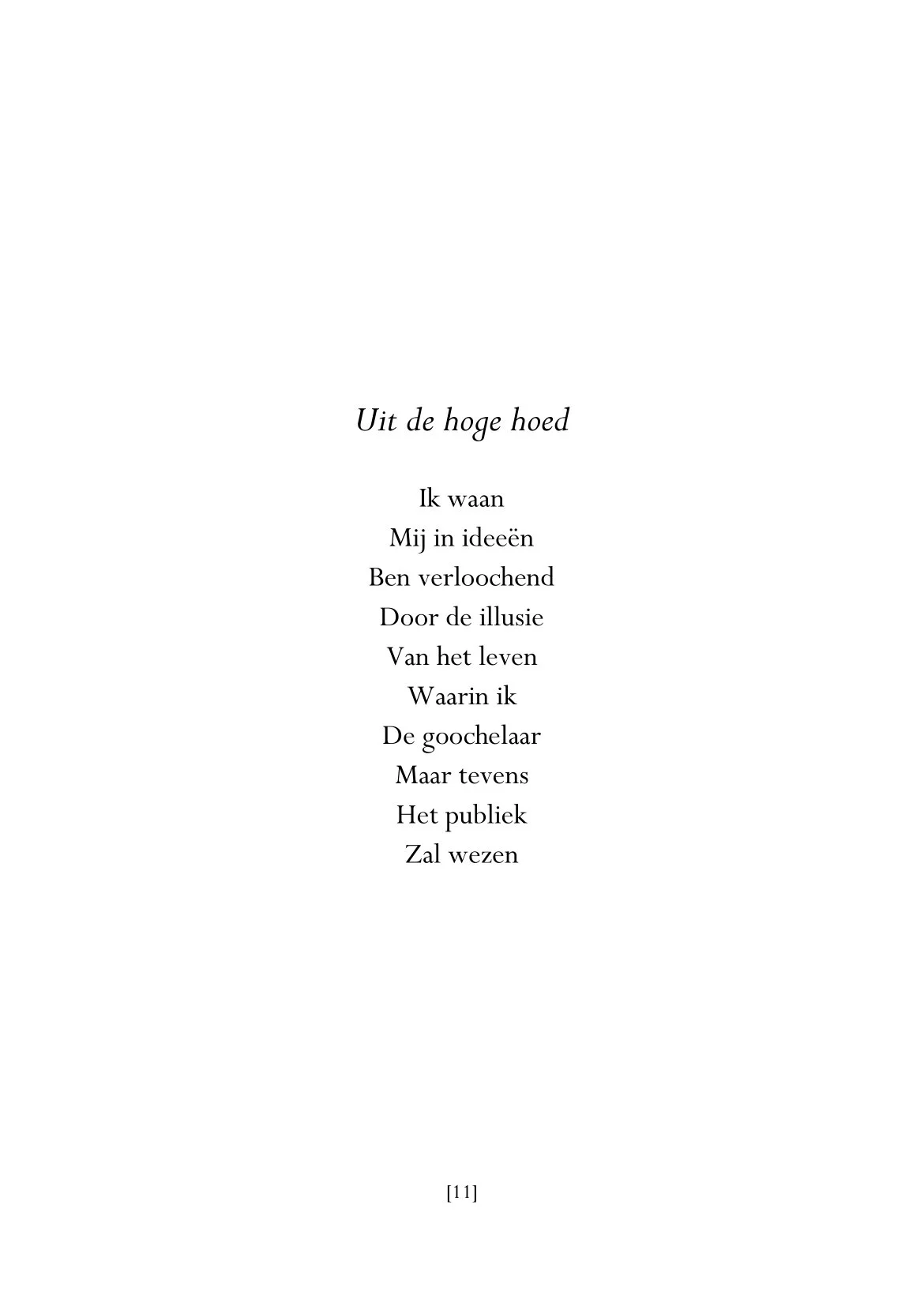 Uit de hoge hoed - Floris Beks